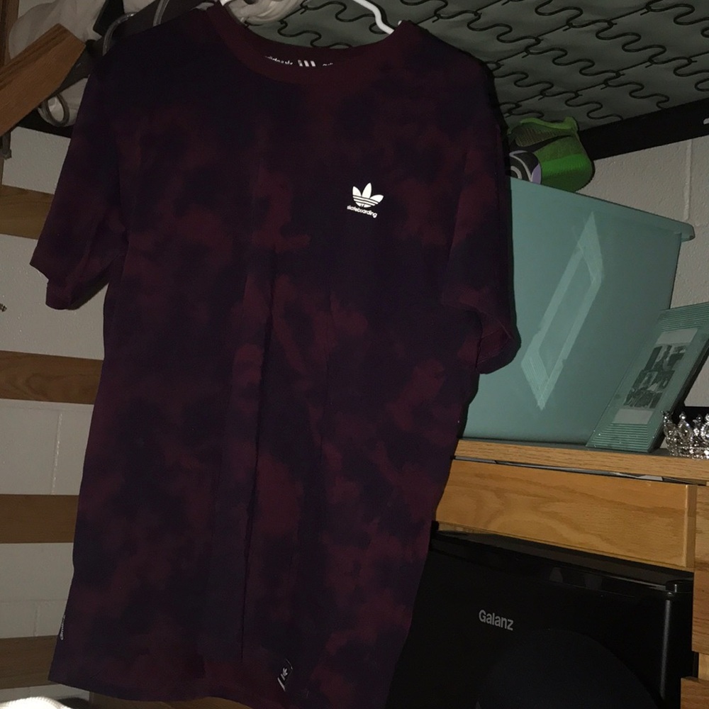 Adidas Skateboarding tie dye shirt